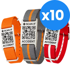 10 bracelets NATO