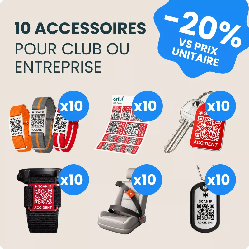 Lot de 10 accessoires