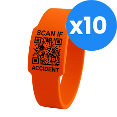 10 bracelets silicone