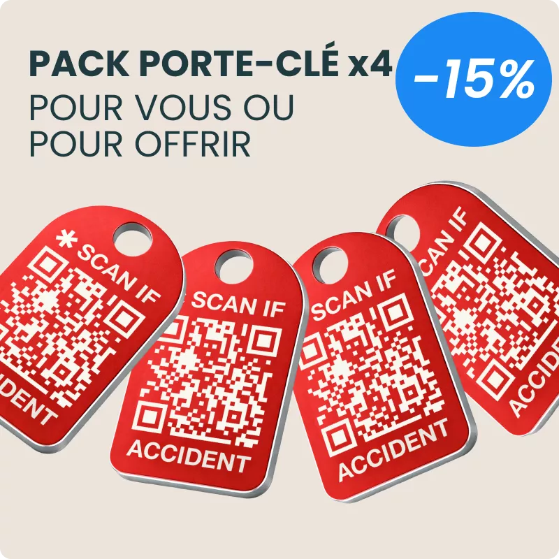 Pack Porte-clés x4