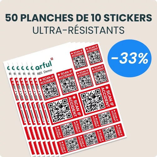 Lot de 50 planches de stickers
