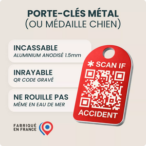 Porte-clés QR